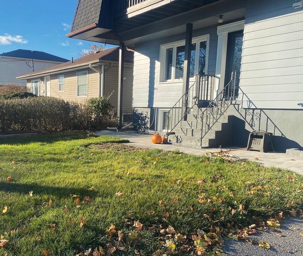 Front yard design — before