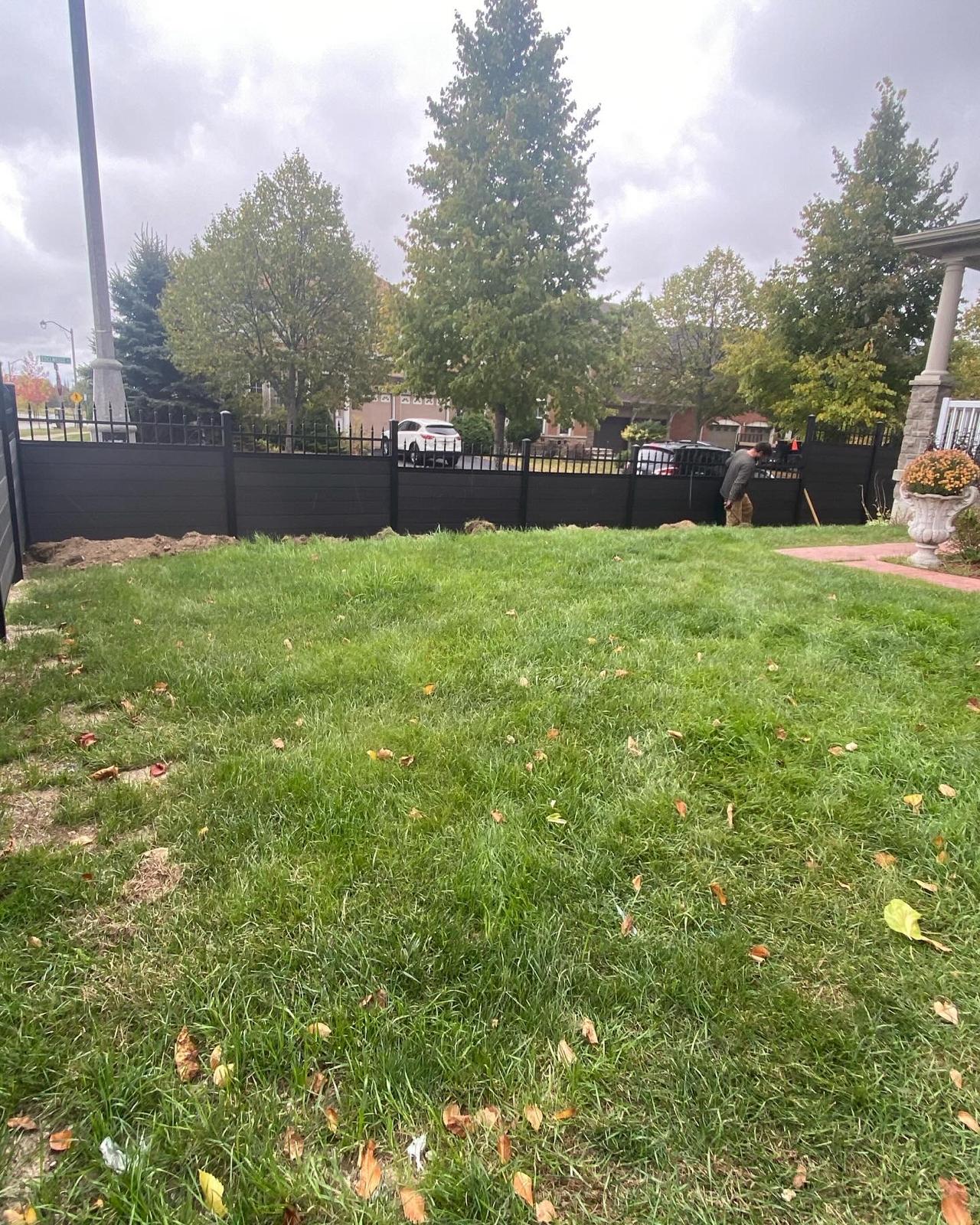 Tree planting — before